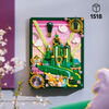 LEGO Wicked Emerald City Wall Art Aesthetic Fantasy Room Decor Gift for Adults 75685