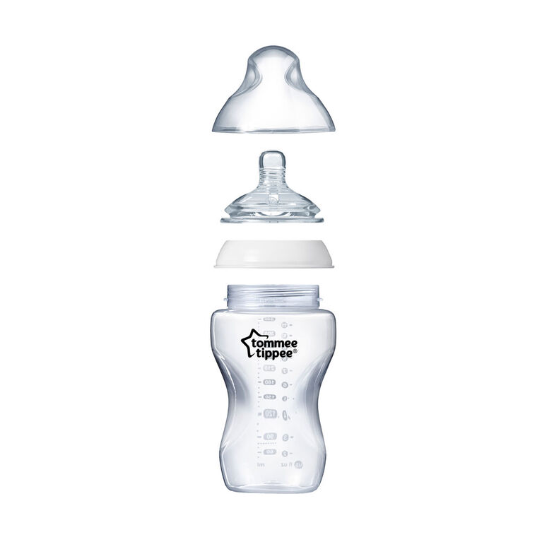 Tommee Tippee 11oz Added Cereal Closer To Nature Bottle - 3 pack