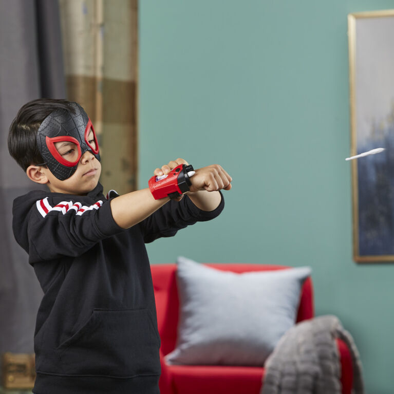 Marvel Spider-Man: Across the Spider-Verse Miles Morales Web-Shot Slinger Mask and Blaster Set