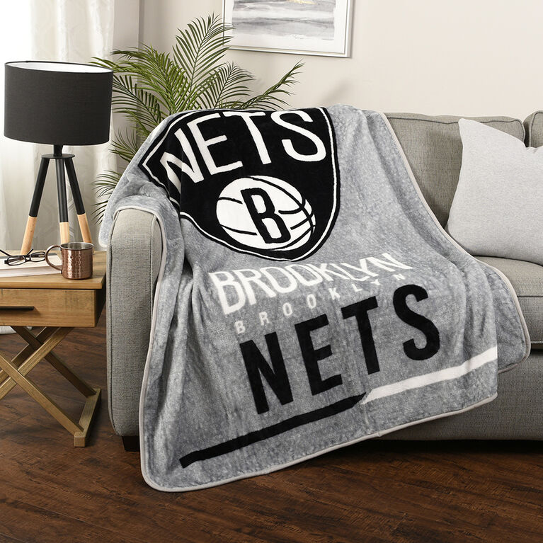 Jeté NBA Brooklyn Nets, 50 x 60 po