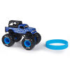 Monster Jam, Official Blue Thunder Monster Truck, Die-Cast Vehicle, Ride Trucks Series, 1:64 Scale