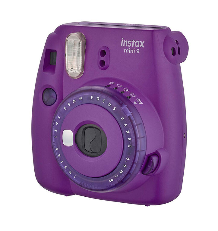 Fujifilm Instax Mini 9 Instant Camera - Clear (Purple)