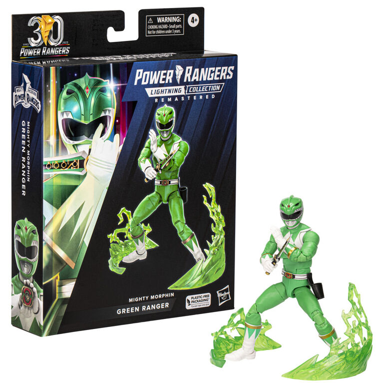 Power Rangers Lightning Collection Remastered Mighty Morphin Green Ranger 6 Inch Action Figure