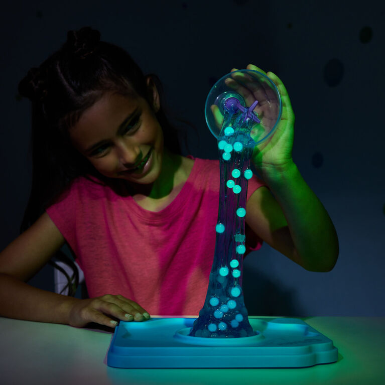 Orbeez Mixin' Slime , Coffret de plus de 2 500 Orbeez (micros, scintillantes, marbrées et phosphorescentes), 5 outils, boîte de rangement, unique, jouets sensoriels