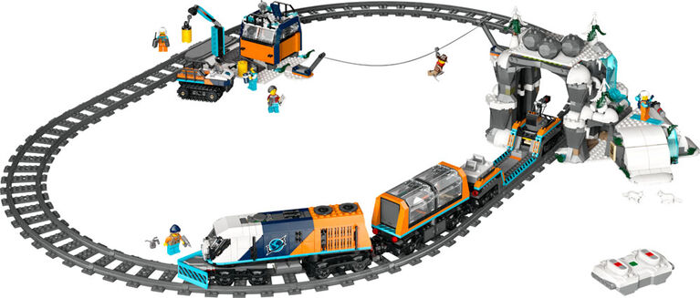 LEGO City Explorers' Arctic Polar Express Train Set - Building Kits Toy, Ages 7+  - 60470