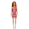 Barbie Doll, Wearing Shimmery Pink Dress, Silvery Shoes & Silvery Bracelet