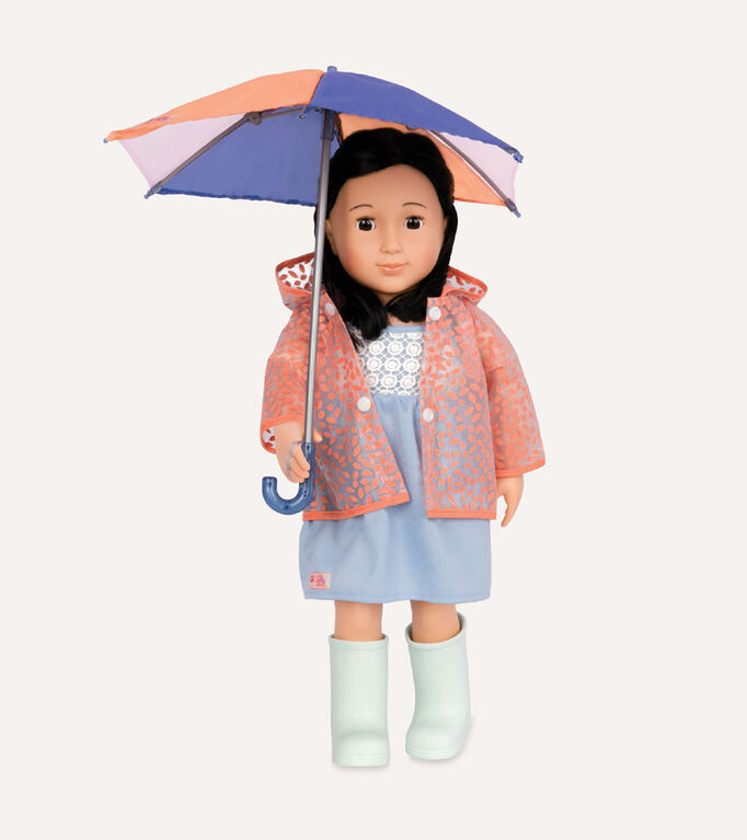 Brighten Up A Rainy Day, Our Generation, Tenue de jour de pluie pour poupées de 18 po