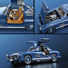 Mattel Brick Shop Hot Wheels Mercedes-Benz 300 SL Building Toy Kit (1600 Pieces), for Collectors