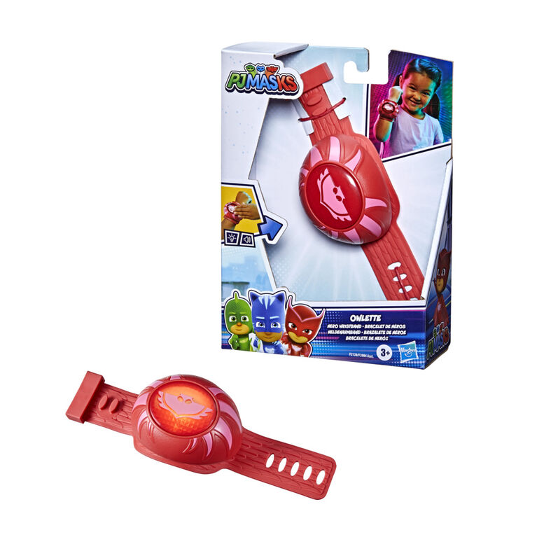 PJ Masks Owlette Power Wristband Preschool Toy - French Edition