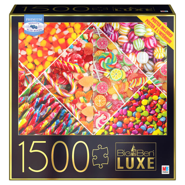 Puzzle Big Ben Luxe de 1500 pièces, Bonbons