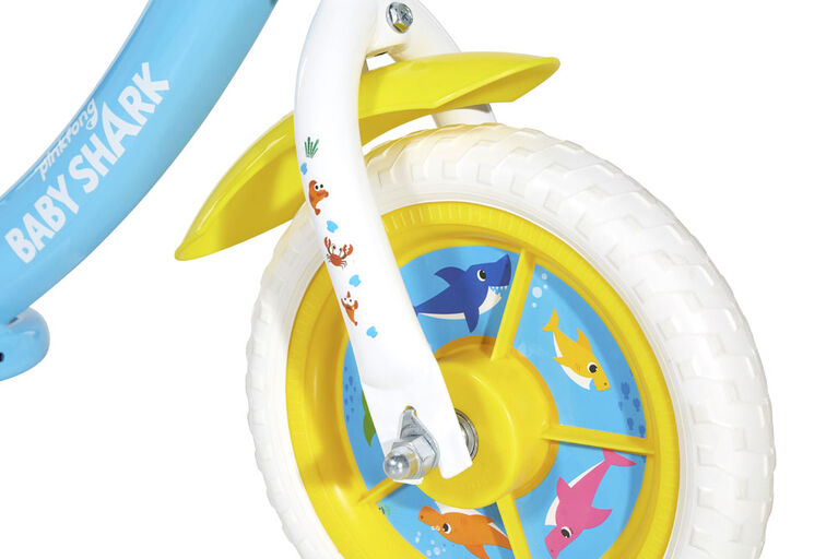 Vélo d'équilibre de 10 po - Baby Shark - Notre exclusivité