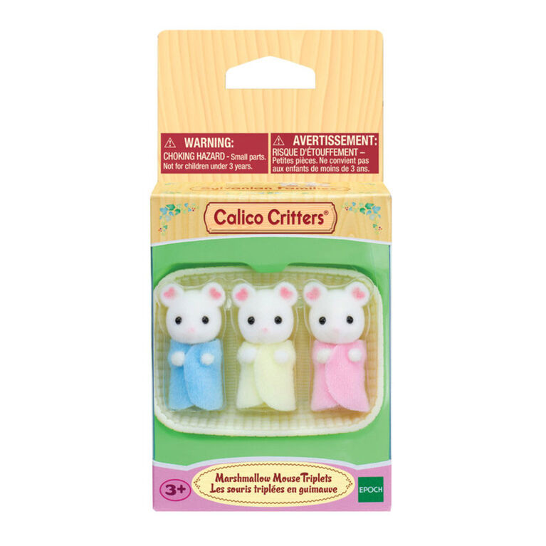 Calico Critters - Marshmallow Mouse Triplets