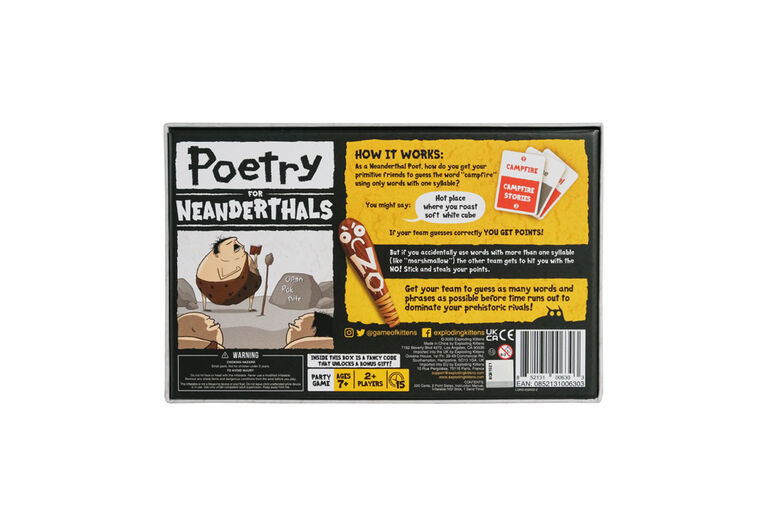 Poetry For Neanderthals - English Edition