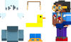 Minecraft Creator Series Fluffy Earmuffs + Inflatable Ducky Figures