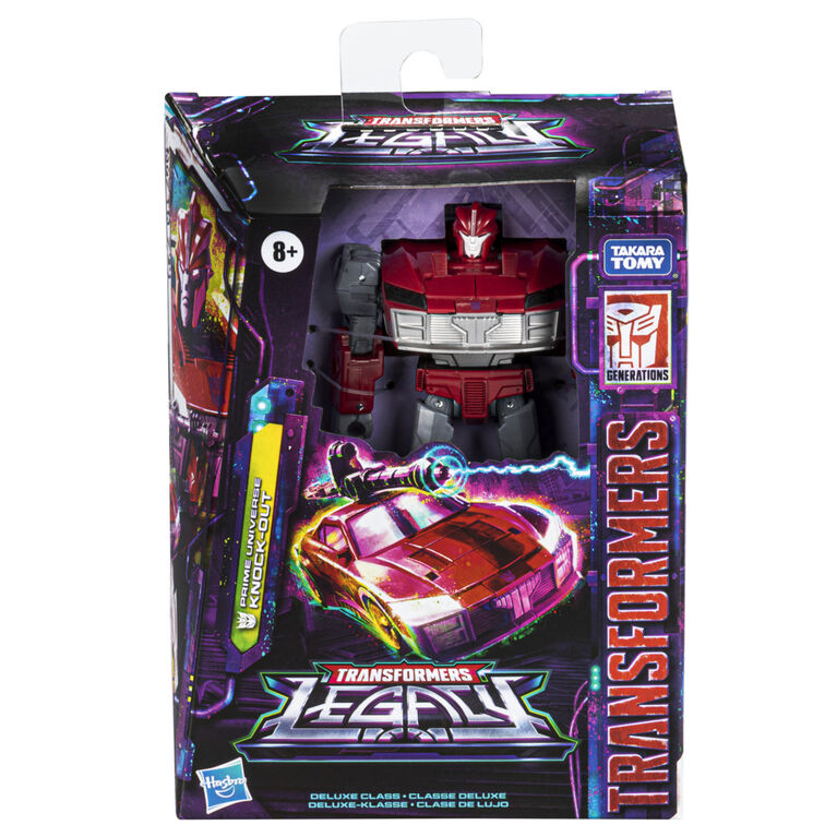 Transformers Toys Generations Legacy Deluxe Prime Universe Knock-Out Action Figure