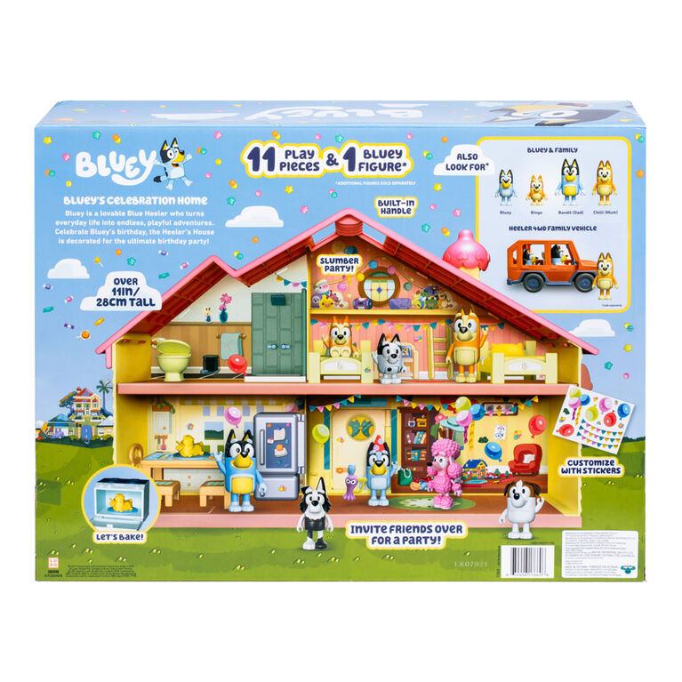 Bluey's Birthday Celebration Home Playset
