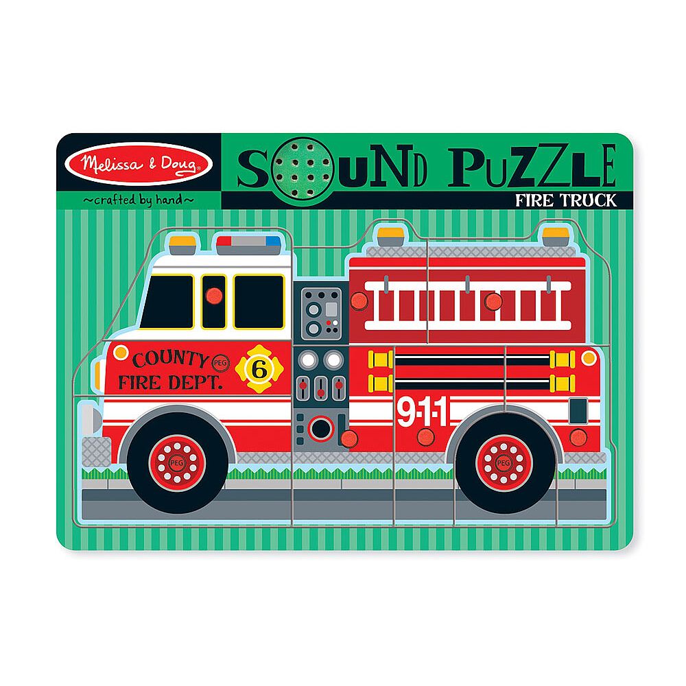 Melissa Doug Fire Truck Sound Puzzle