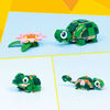 LEGO Creator 3 in 1 Turtle with a Water Lily Flower Building Toy for Girls & Boys, Ages 7+ - 31377