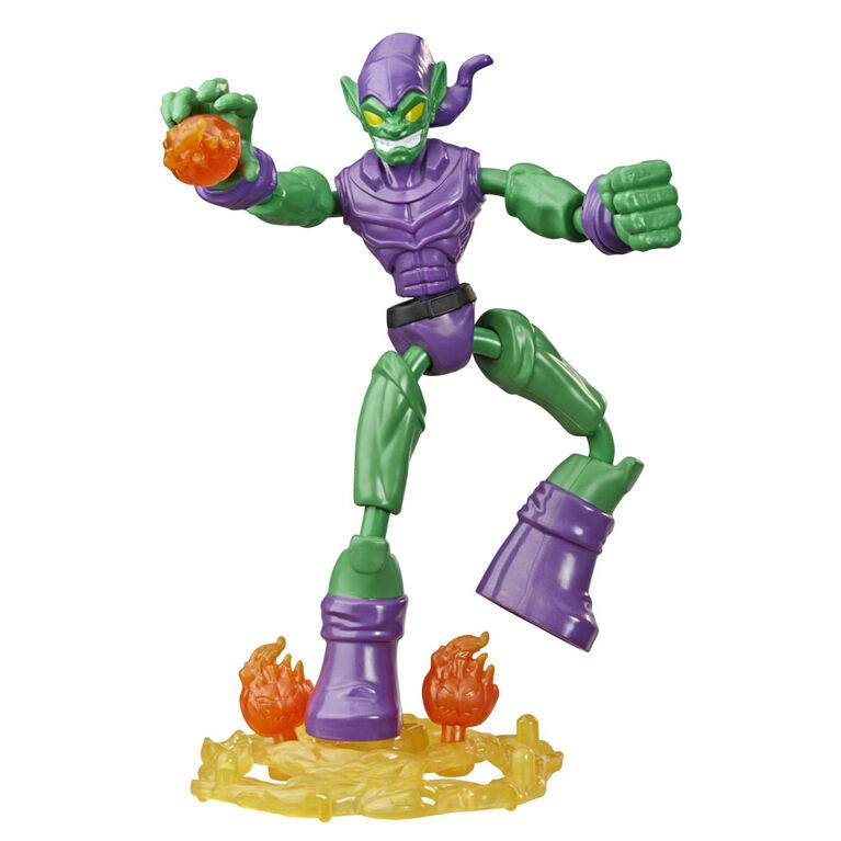 Marvel Spider-Man Bend and Flex Green Goblin Action Figure Toy