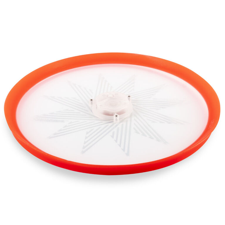 Aerobie Skylighter Disc - 12 Inch LED Light Up Flying Disc - Red