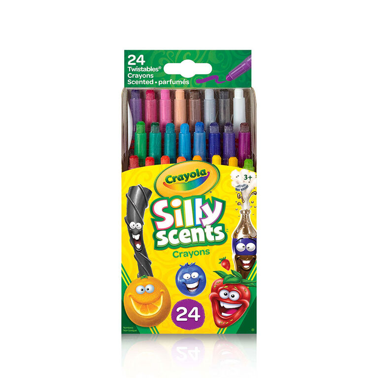 Crayola - 24 mini crayons Silly Scents TwistablesMC