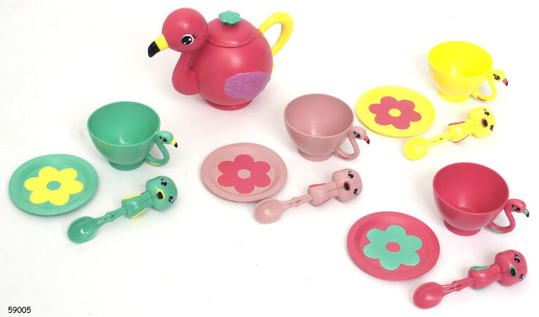 Zoo Troop Flamingo Tea Set