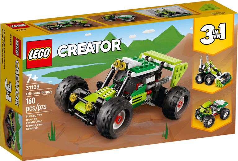 LEGO Creator 3in1 Off-road Buggy 31123 Building Kit (160 Pieces)