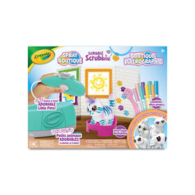 Crayola Scribble Scrubbie Pets Spray Boutique Play Set