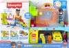 Fisher-Price Little People Light-Up Learning Garage Toddler Playset, 5 Play Pieces, Multi-Language Version