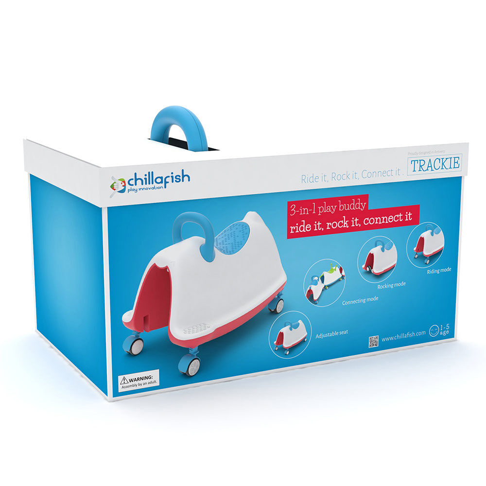 Chillafish Trackie, Rocker, Walker, Ride-On & Play Train All in One