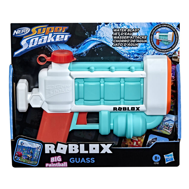 Nerf Super Soaker, blaster à eau Roblox BIG Paintball!: Guass - Notre exclusivité