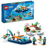 LEGO City Explorer Diving Boat 60377 Building Toy Set (182 Pieces)