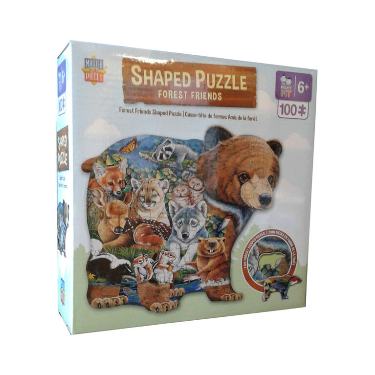 Forest Friends Shaped Puzzle