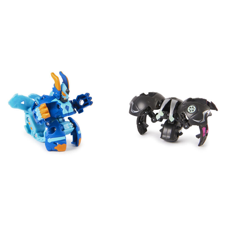 Bakugan Baku-Tin, Sectanoid, Boîte de rangement de collection avec Bakugan mystère, cartes à collectionner