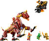 LEGO NINJAGO Heatwave Transforming Lava Dragon 71793 Building Toy Set (479 Pieces)