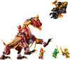 LEGO NINJAGO Le dragon de lave transformable 71793 Ensemble de jeu de construction (479 pièces)