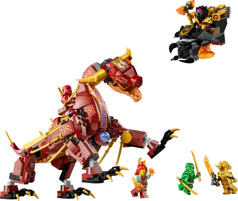 LEGO NINJAGO Le dragon de lave transformable 71793 Ensemble de jeu de construction (479 pièces)
