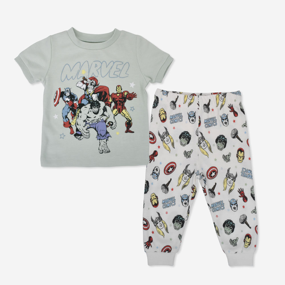 Avengers 2 Piece PJ Set Green