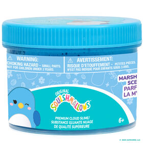 Original Squishmallows Bebe the Bluebird Premium Cloud Slime, Blueberry Scented