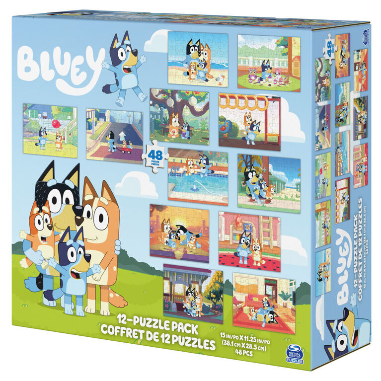 Bluey Preschool Puzzles 3 Pack