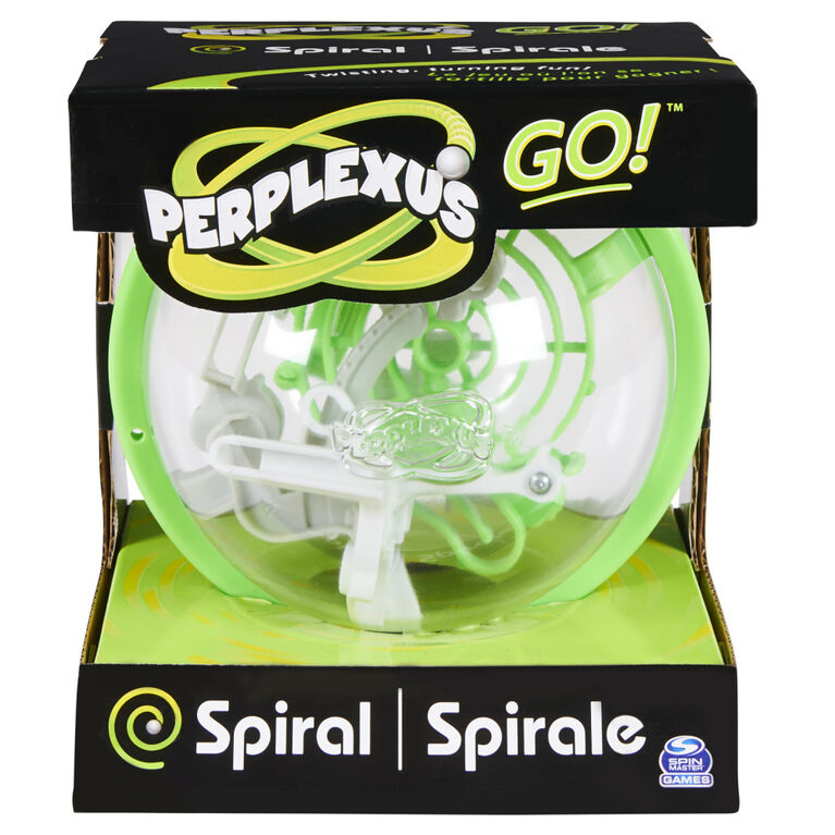 Perplexus GO! Spiral, Compact Challenging Puzzle Maze Skill Game