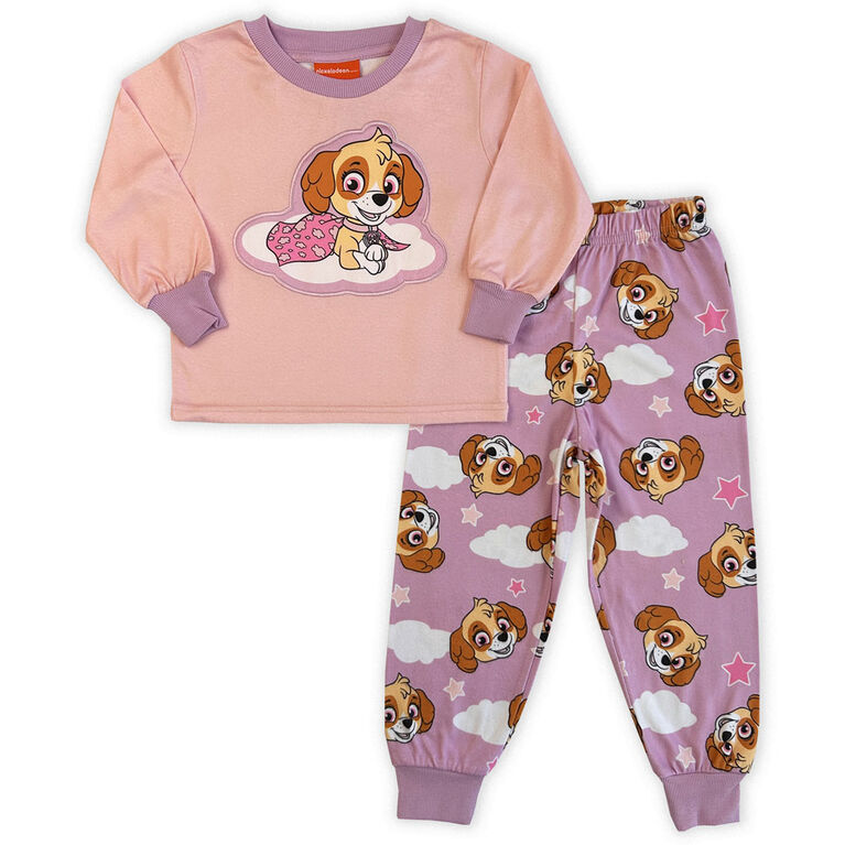 Paw Patrol 2 Piece Pajama Set - Pink/Purple 3T