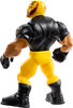 WWE Knuckle Crunchers Rey Mysterio Action Figure & Accessories, Bone-Crunching Movement, 3.25-inch