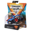 Monster Jam, Official Superman Monster Truck, Die-Cast Vehicle, Heroes and Villains Series, 1:64 Scale