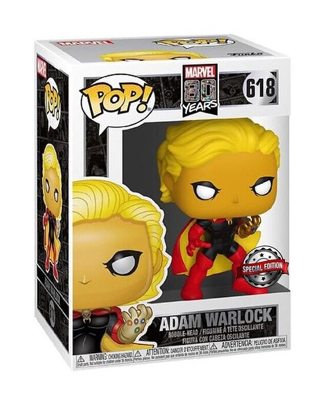 Figurine en Vinyle Adam Warlock par Funko POP! Marvel - Notre exclusivité