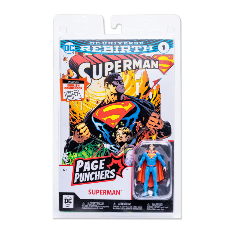 Page Punchers - Superman 3" Figure with Comic