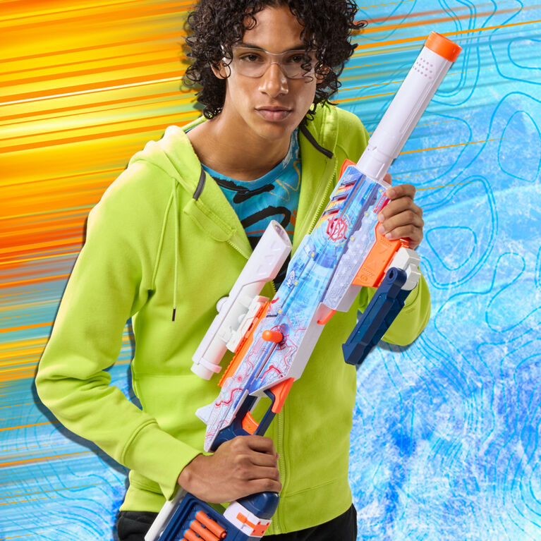 Nerf Loadout Arctic Zerostriker Blaster and N1 Darts - R Exclusive
