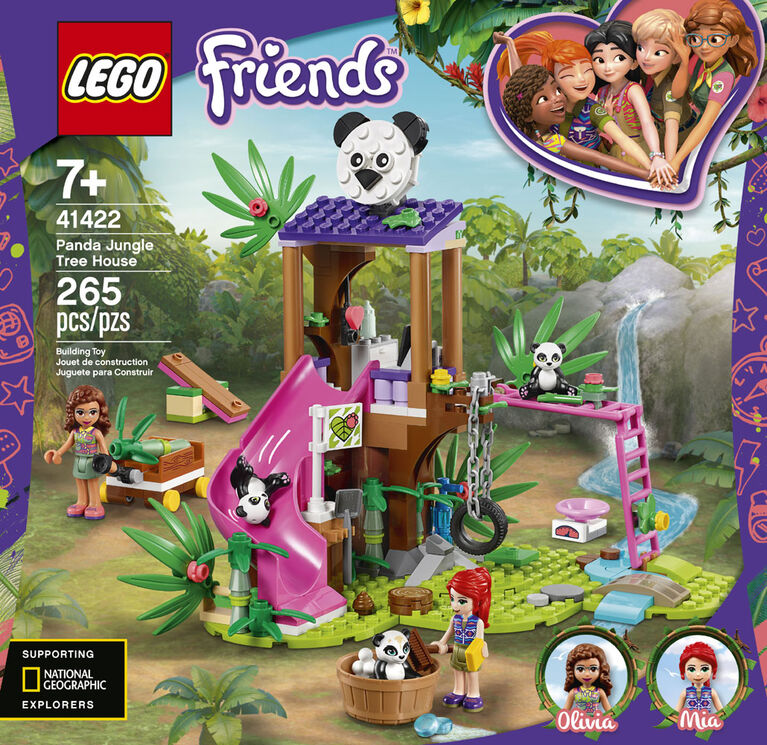LEGO Friends La cabane des pandas dans la jungle 41422 (265 pièces)