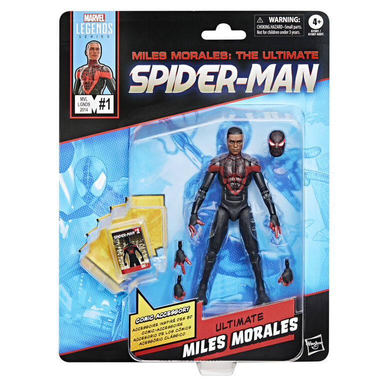Marvel Legends Series Ultimate Miles Morales Spider-Man Action Figure