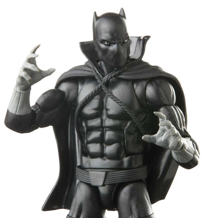 Marvel Legends Series Classic Comics Black Panther 6-inch Marvel Comics Action Figure Toy, 2 Accessories, 1 Build-A-Figure Part